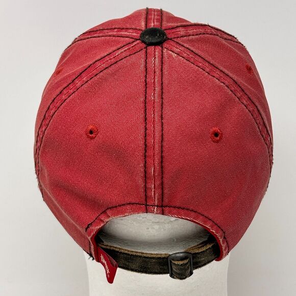 Nebraska Cornhuskers Dad Hat Baseball Cap UNL University Huskers Strapback Red - Picture 3 of 9